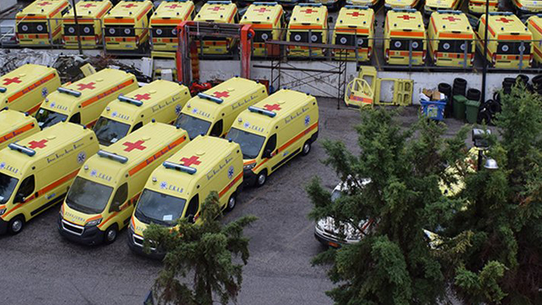 Παρέλαβε 143 καινούργια ασθενοφόρα το ΕΚΑΒ